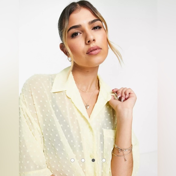 Tie front textured shirt - Picture 3 of 8